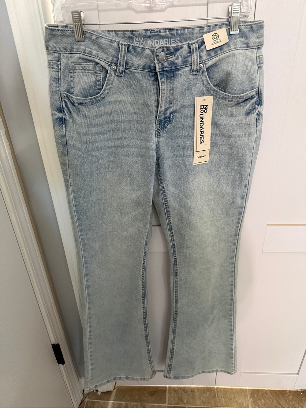 No Boundaries Light Blue Flare Jeans